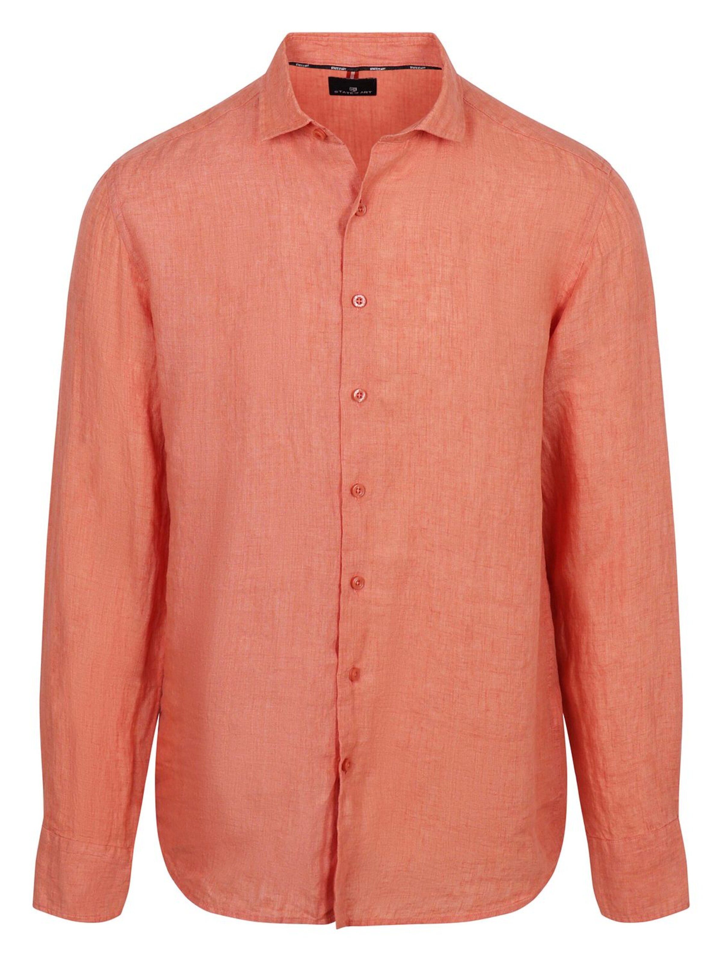 State of Art Regular Fit Hemd‌‌‌‌‌‌‌‌ in Orange: Vorderseite