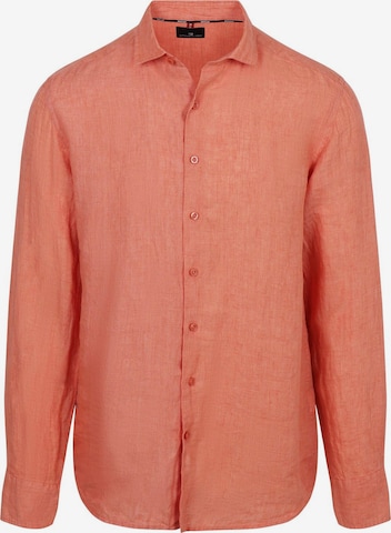 State of Art Regular fit Button Up Shirt in Orange: front