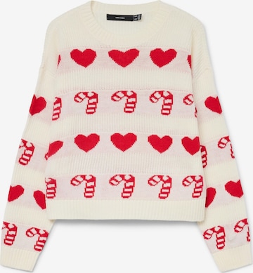 Pullover 'CANDYHEARTS' di VERO MODA in beige: frontale