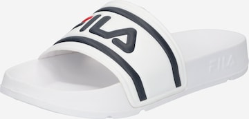 Claquettes / Tongs 'Morro Bay' FILA en blanc : devant