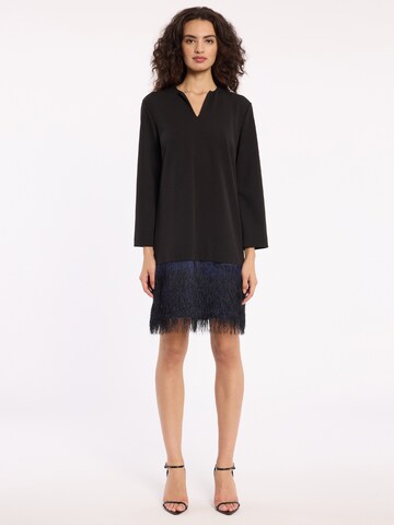 Ana Alcazar Cocktailjurk 'Abiani' in Zwart