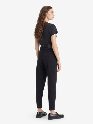 LEVI'S ® Tapered Τζιν 'High Waisted Mom Jean' σε μαύρο