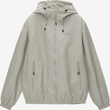 Veste mi-saison Pull&Bear en gris : devant