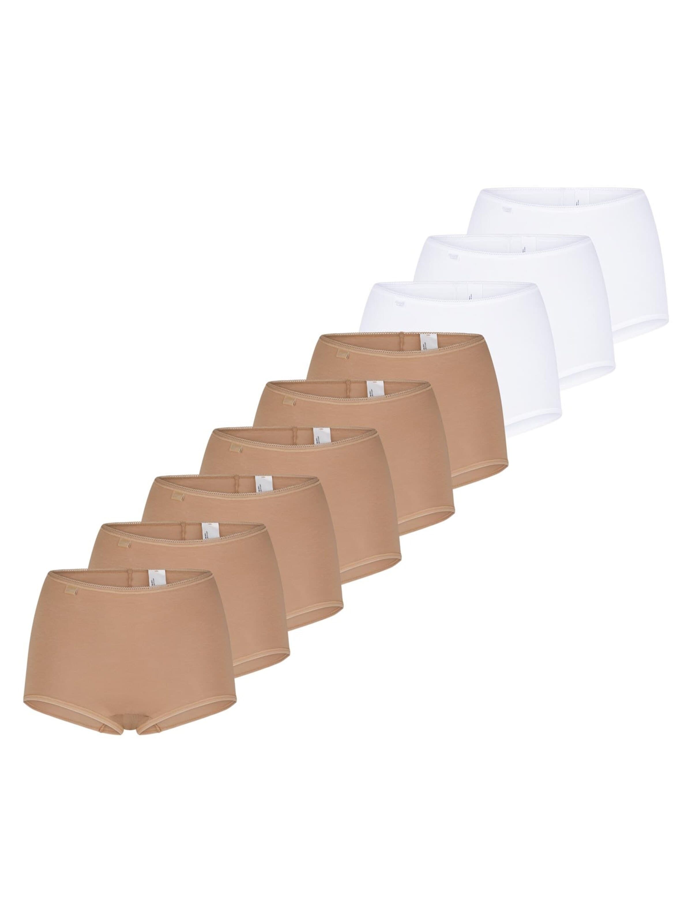 SLOGGI Slip '24/7 Cotton' in Brown: front