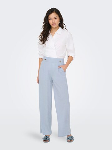 JDY Regular Pleat-front trousers 'JDYBIRDIE GEGGO' in Blue