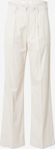 Wide leg Pantaloni con pieghe 'Maine' di BRAX in beige: frontale