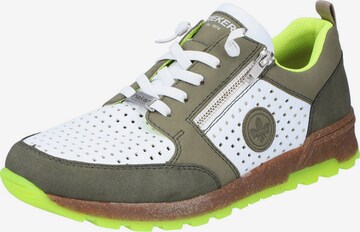 RIEKER - Zapatillas deportivas bajas en verde: frente
