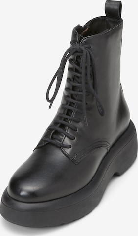 Marc O'Polo Schnürstiefel in Schwarz: predná strana