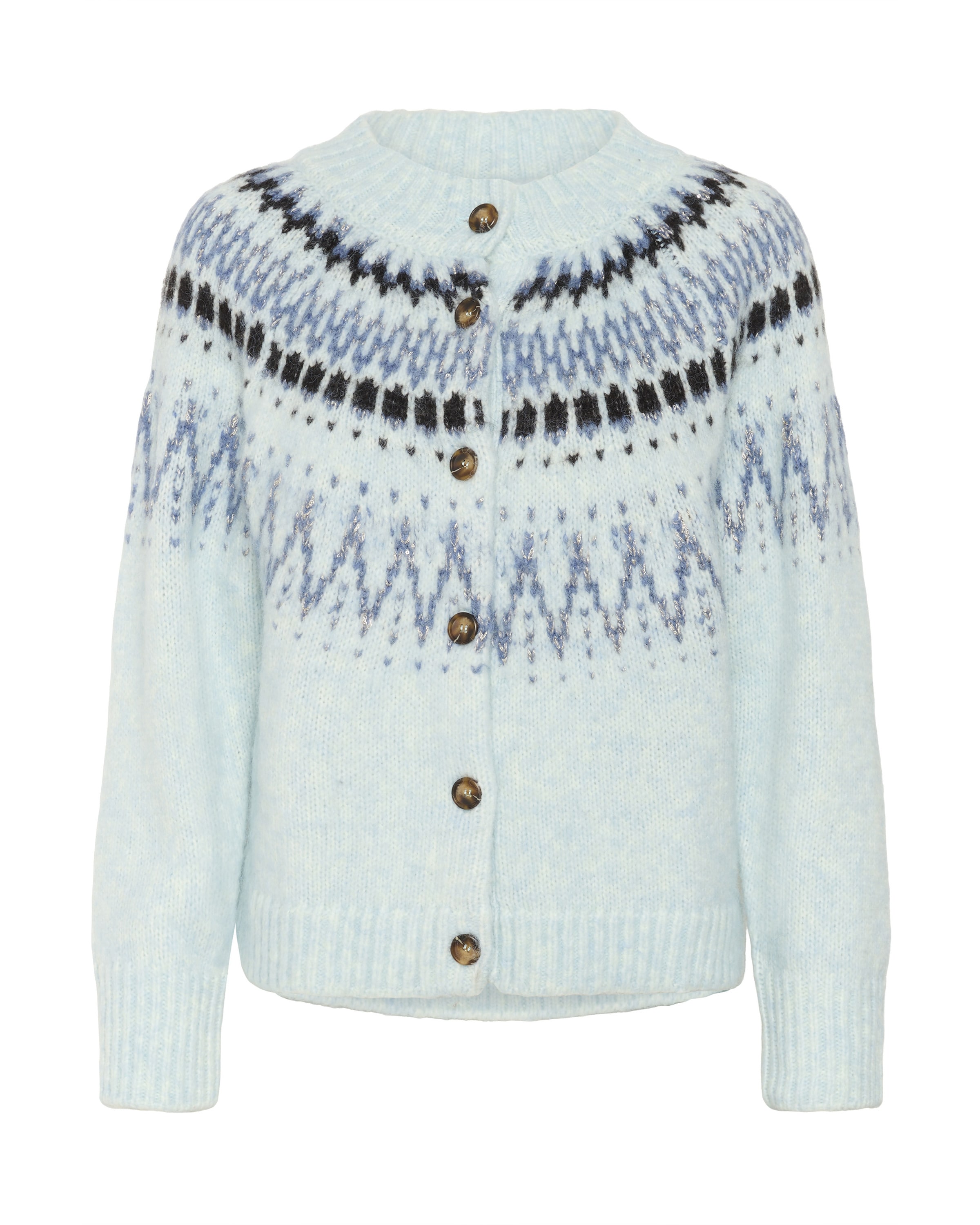 SAINT TROPEZ Strickjacke in Blau: Vorderseite