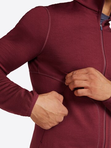 ICEBREAKER Sports sweat jacket 'EleMtal' in Red