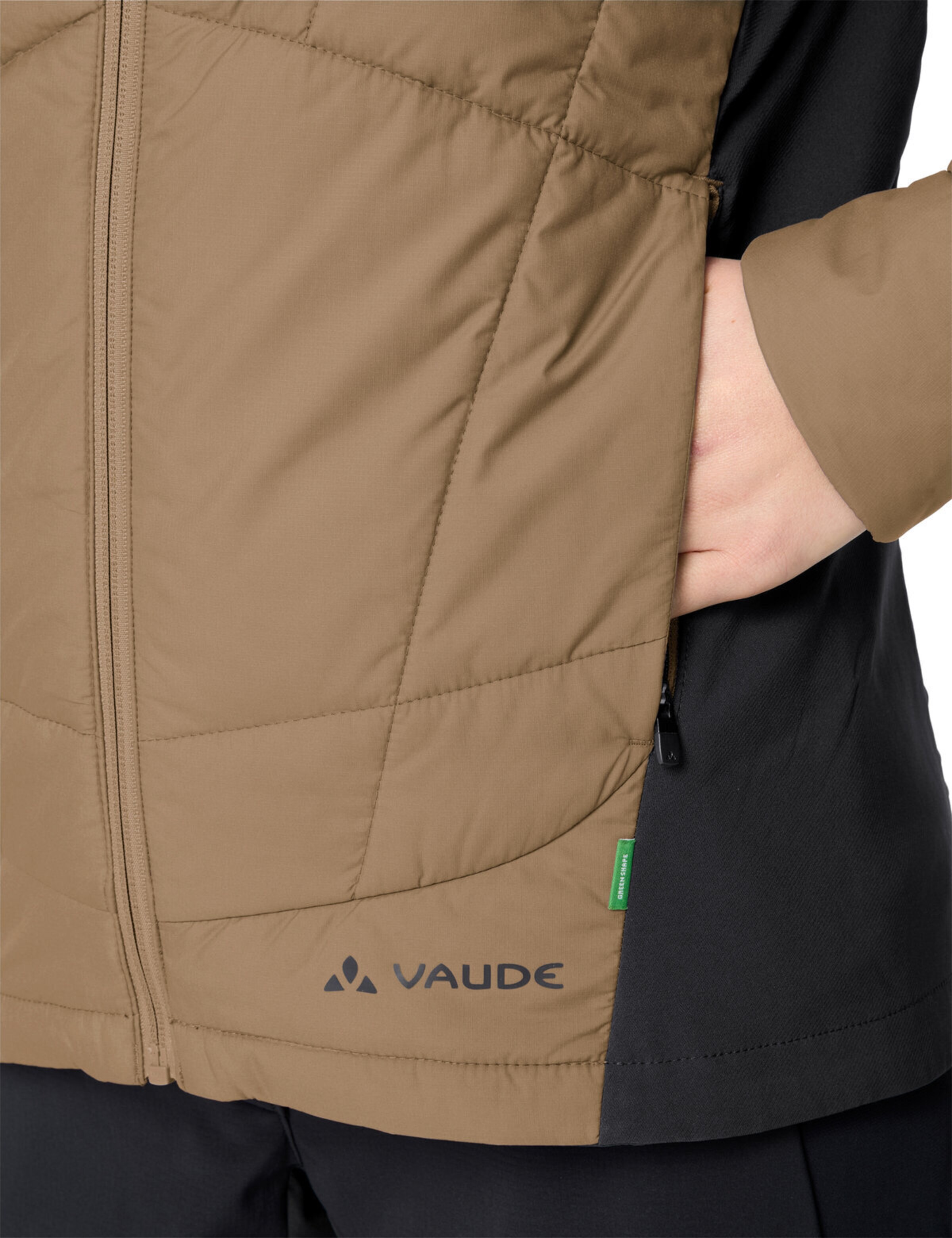 VAUDE Sports jacket 'Minaki IV' in Beige