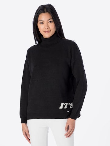 Key Largo Sweater 'DREAM' in Black: front