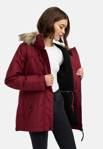 Parka invernale 'Tawny Short' di Ragwear in rosso: frontale