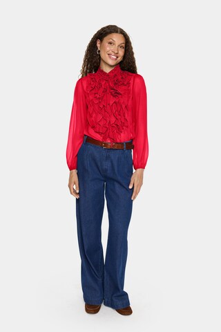 SAINT TROPEZ Bluse 'Lilja' in Rot