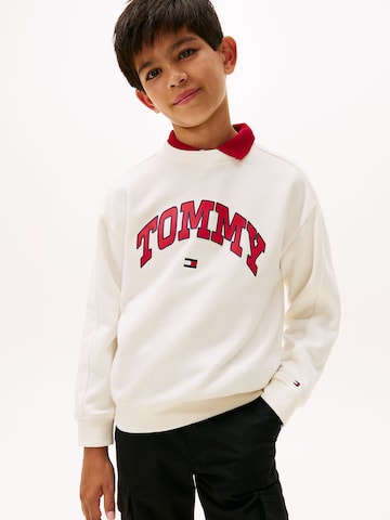TOMMY HILFIGER Sweater 'Varsity' in Beige
