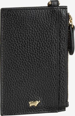 Braun Büffel Key Ring 'Asti' in Black: front