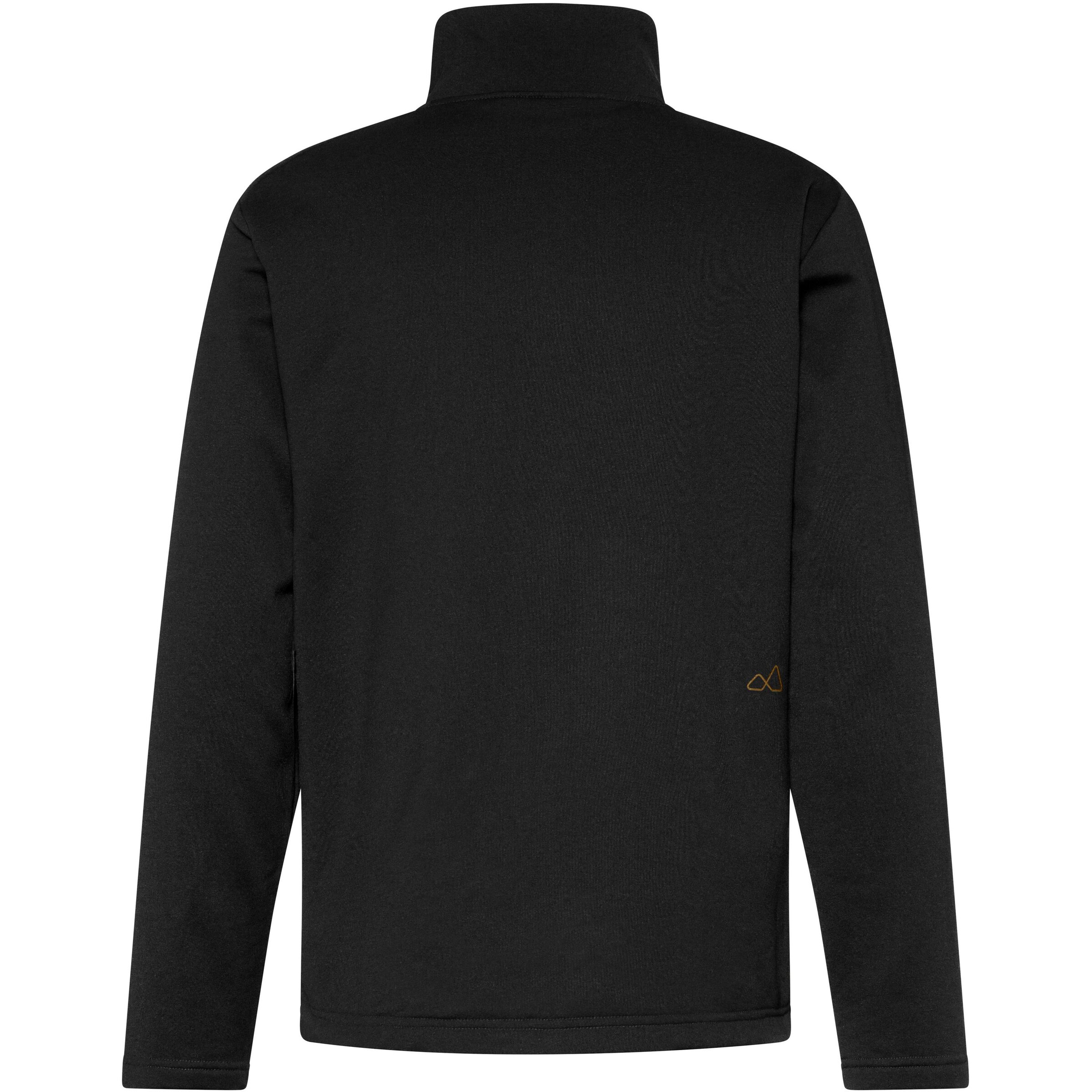 OCK Athletic Zip-Up Hoodie in Black