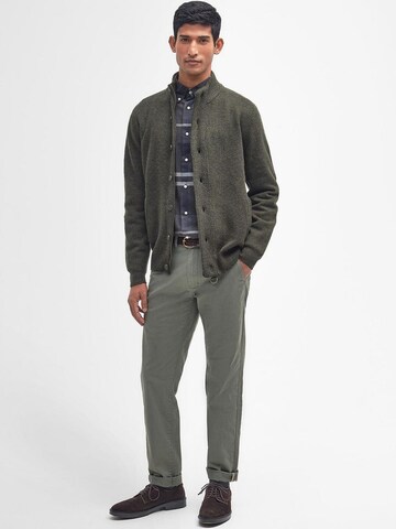 Barbour Knit Cardigan in Green