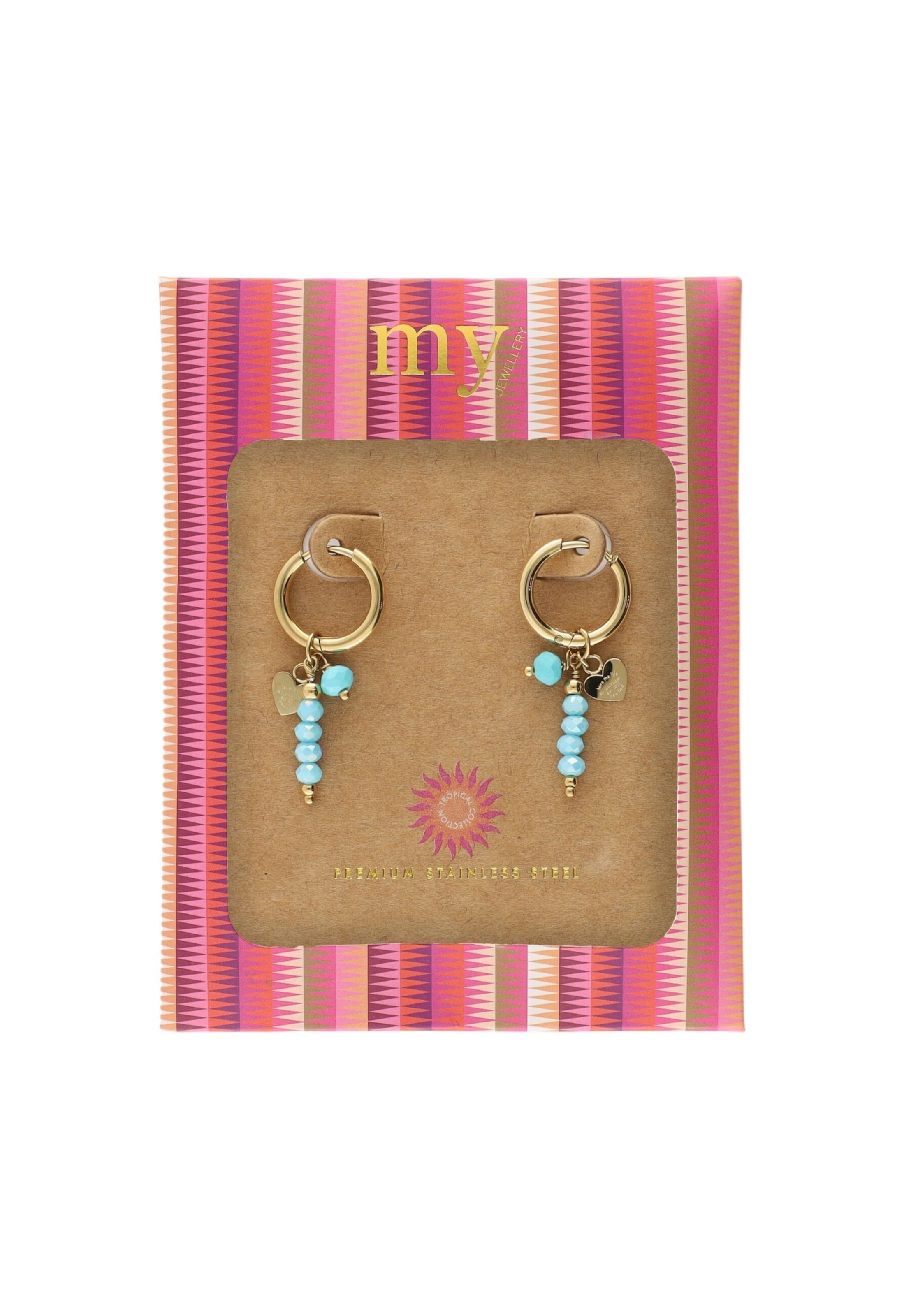 Boucles d'oreilles My Jewellery en bleu