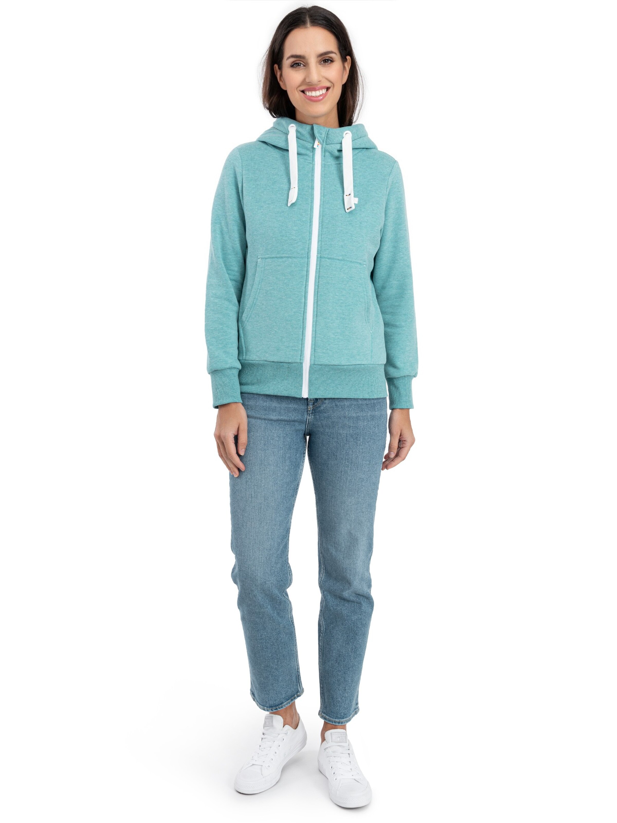 deproc Sweatjacke 'FinjaCMYK II'‌‌‌‌‌‌‌‌‌‌ in Blau