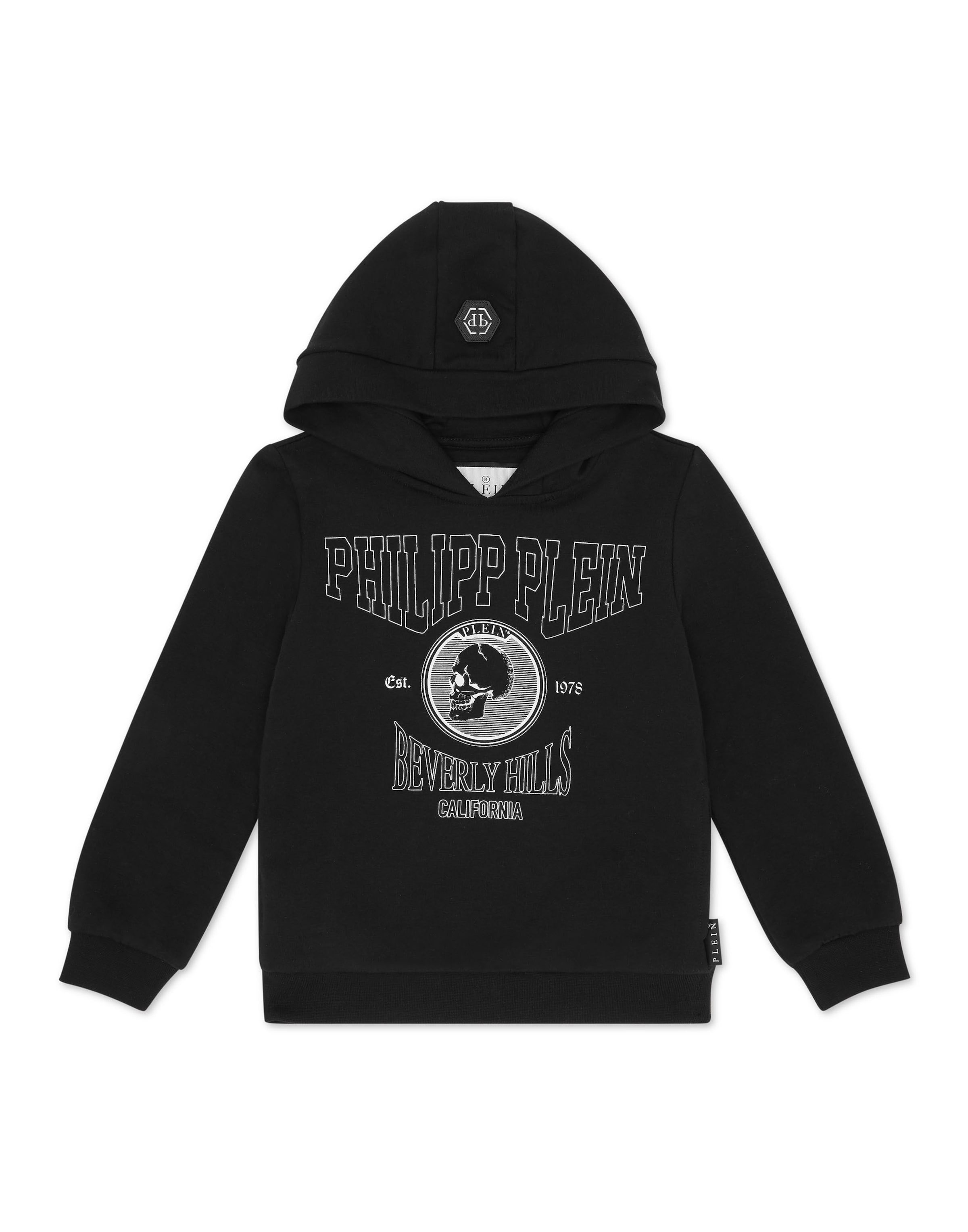 Philipp Plein Sweatshirt in Zwart: voorkant