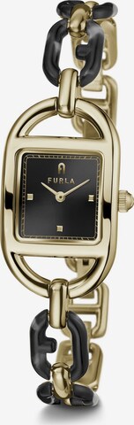 FURLA Analoguhr in Schwarz