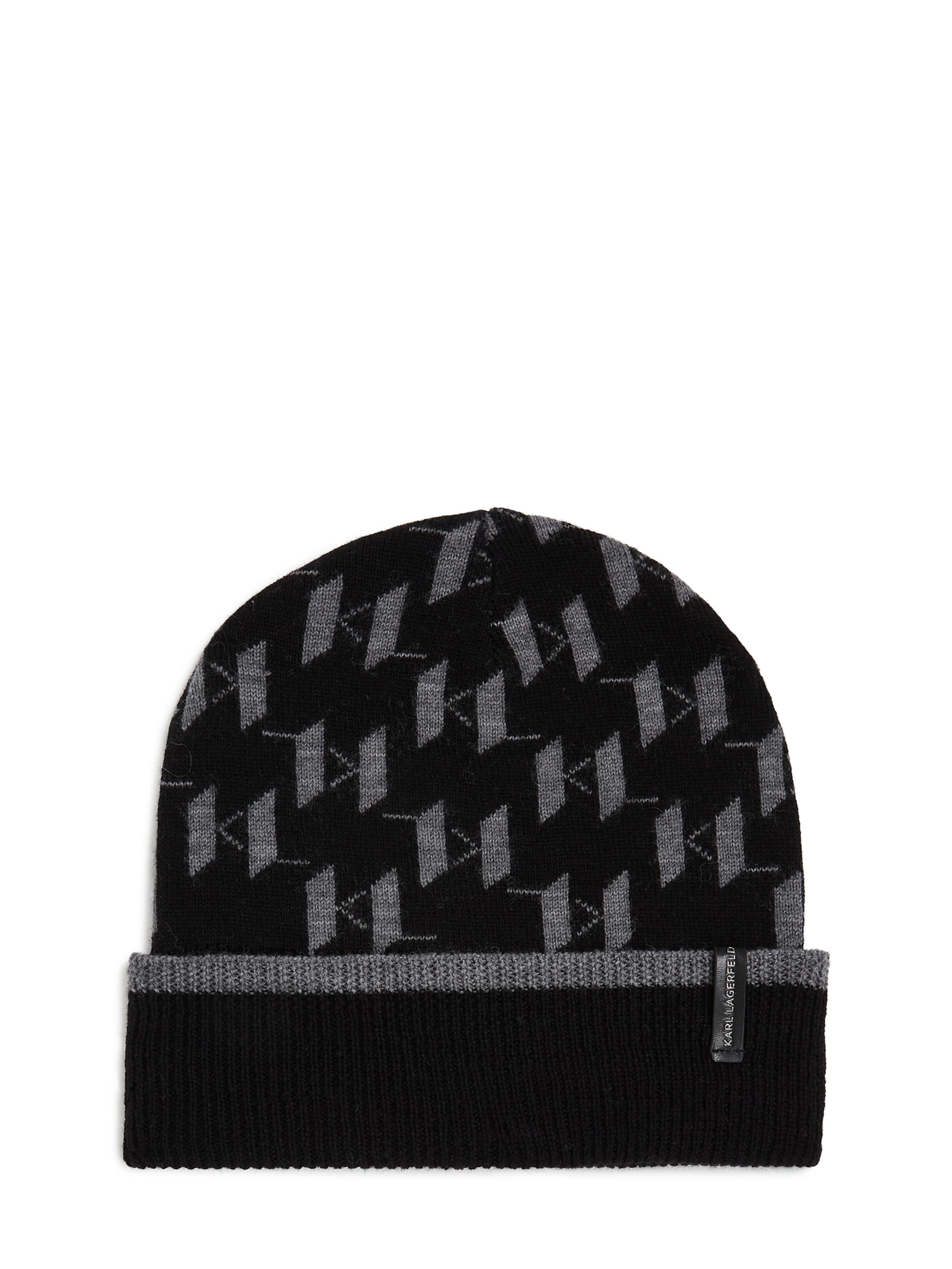 Karl Lagerfeld Mütze in Schwarz: Vorderseite