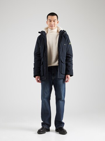 INDICODE JEANS Kurtka zimowa 'West' w kolorze czarny