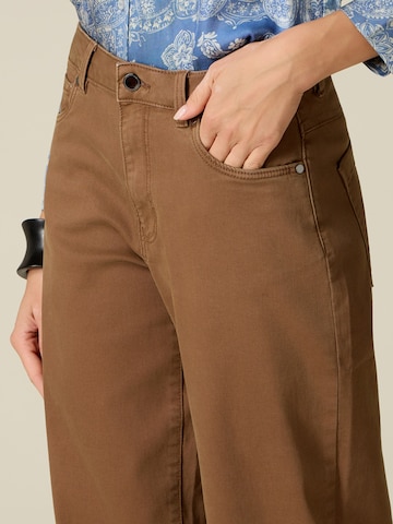 Loosefit Pantalon oltre en marron