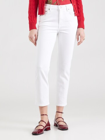 Lauren Ralph Lauren Slimfit Jeans i vit: framsida