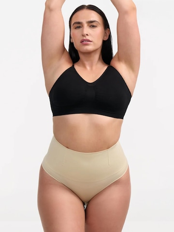 cfab (formerly creamy fabrics) Shapingslip 'Shaping-String mit hoher Taille' in Beige