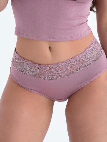 Evoni Bustier Wäsche-Sets 'mit Spitze' in Pink