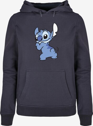 ABSOLUTE CULT Sweatshirt 'Lilo And Stitch - Stitch Backside' in Blue: front