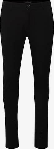 !Solid Slim fit Pants 'TO Frederic' in Black: front