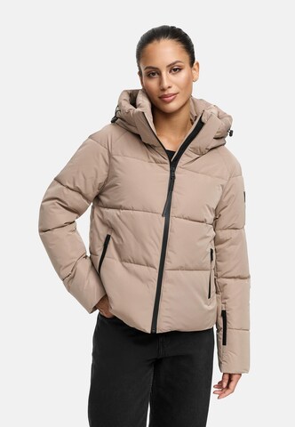 NAVAHOO Winter jacket 'Frostherz XIV' in Beige: front
