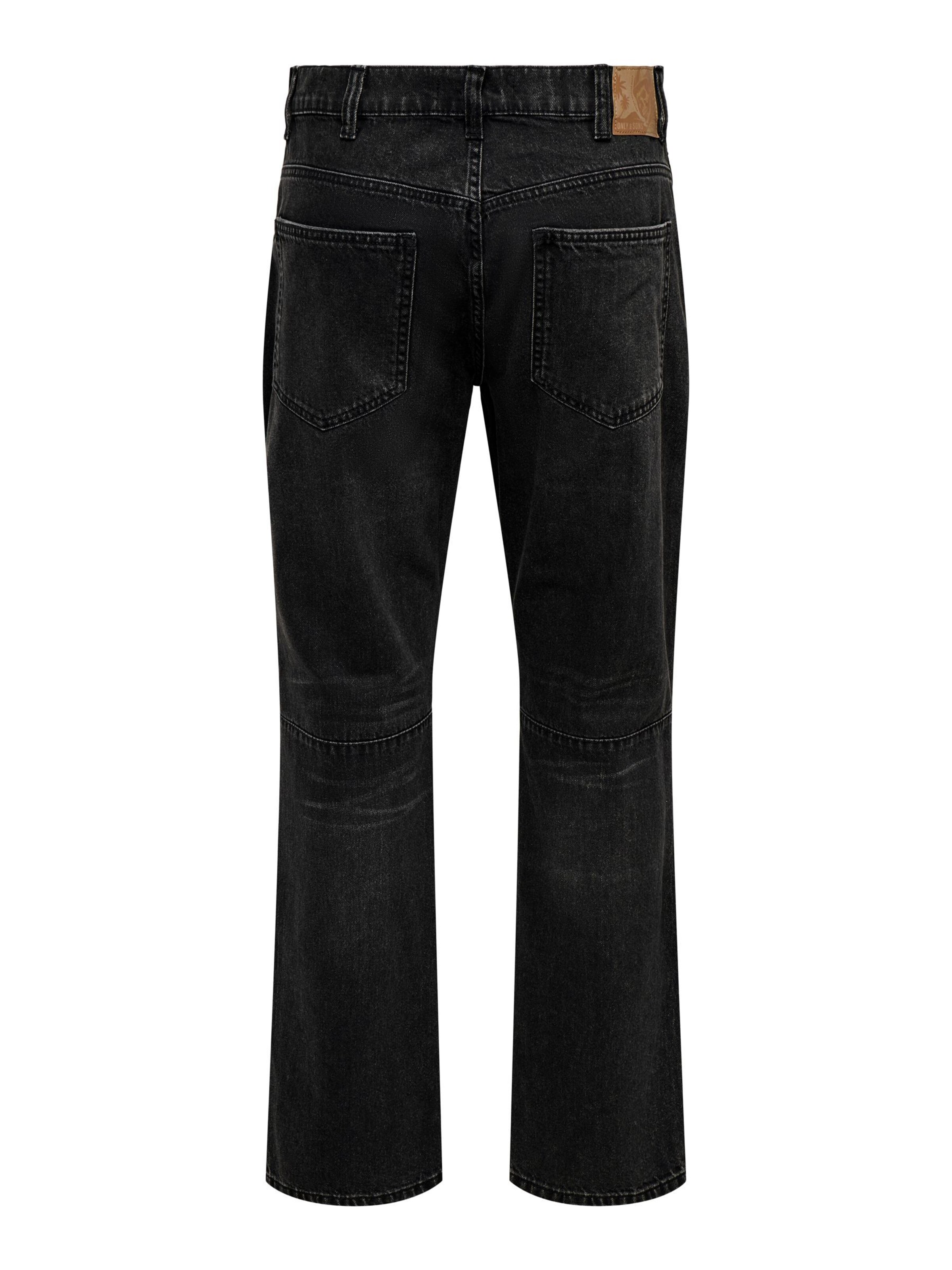 Only & Sons Regular Jeans 'EDGE' in Schwarz