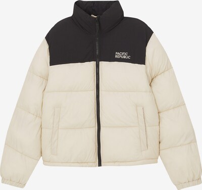 Pull&Bear Winter jacket in Sand / Black, Item view