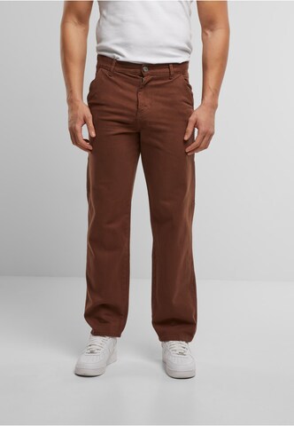 DEF Loosefit Jeans in Bruin: voorkant