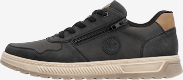 Sneaker bassa di Rieker in nero: frontale
