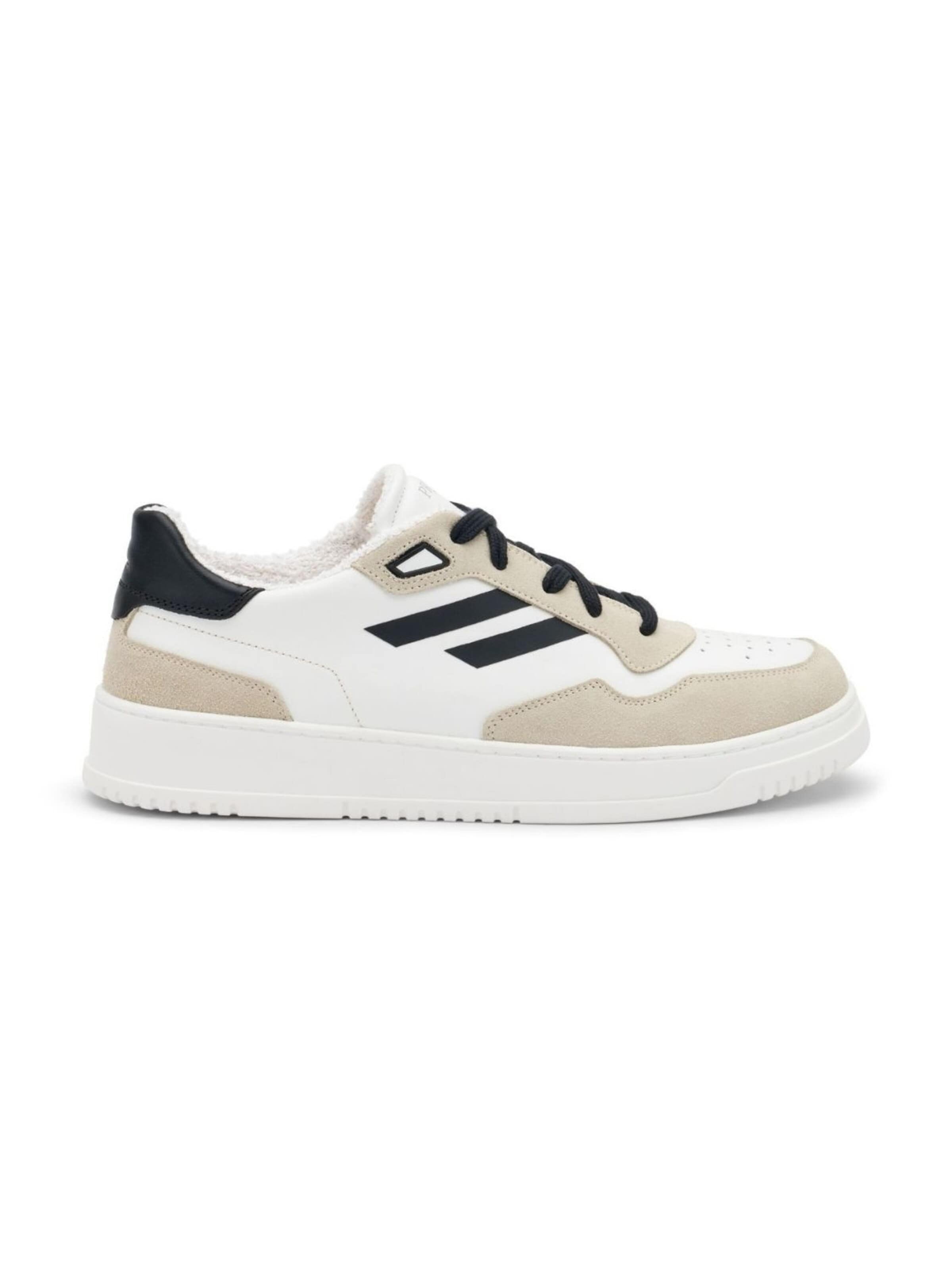 PR1MO Sneakers laag 'Bianco Brillante' in Wit: voorkant