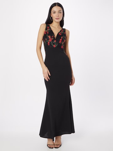 WAL G. Evening Dress in Black: front