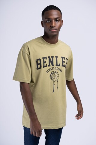 T-Shirt fonctionnel 'Lieden' Benlee en beige : devant