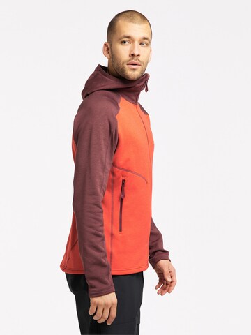 Haglöfs Athletic Fleece Jacket 'Heron' in Orange