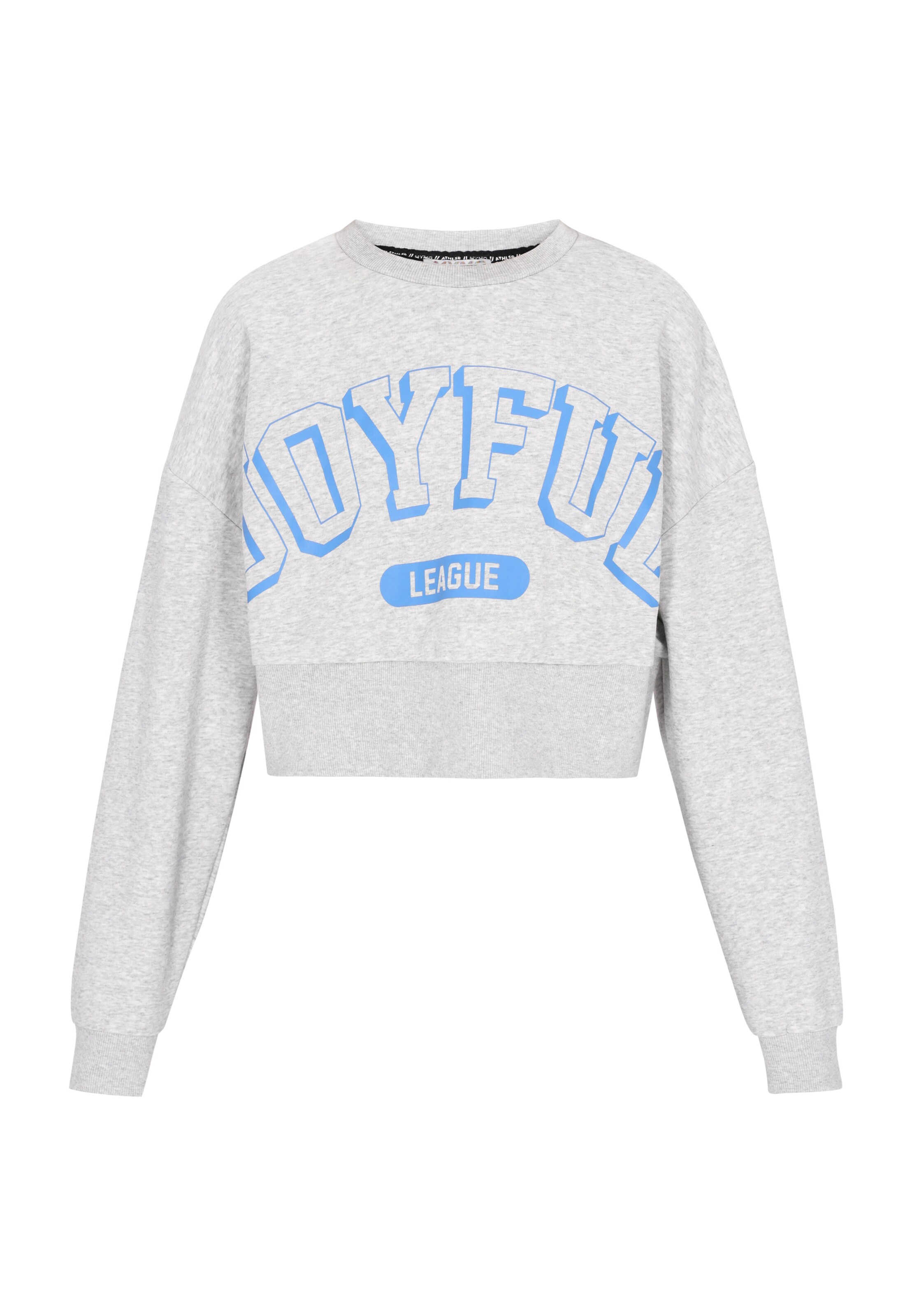 myMo ATHLSR Sweatshirt 'Back To School' in Grau: Vorderseite