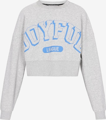 myMo ATHLSR Collegepaita 'Back To School' värissä harmaa: etupuoli