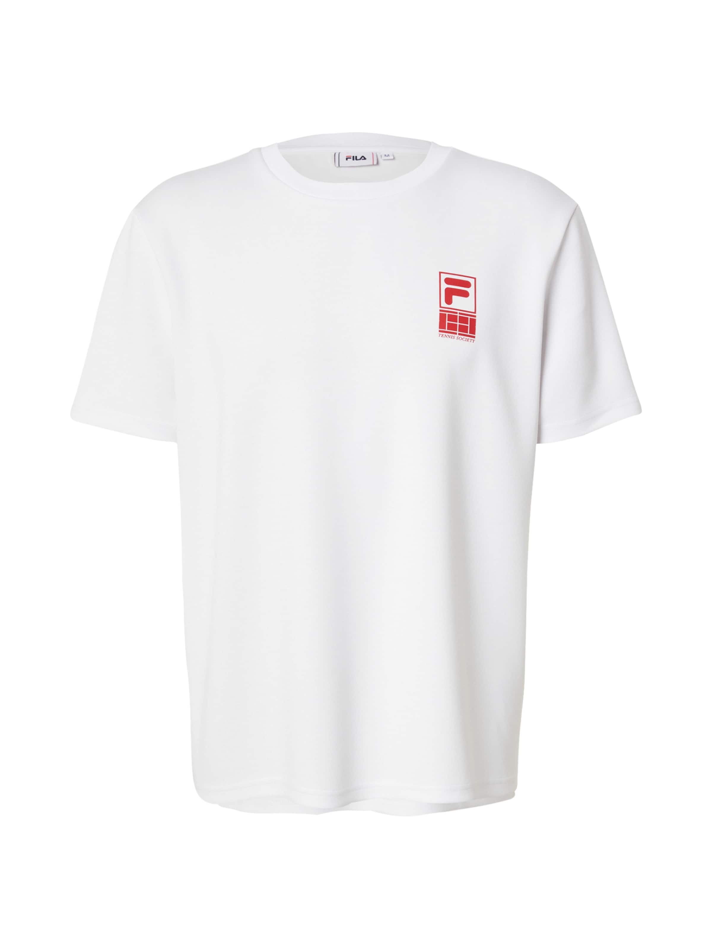 T-Shirt fonctionnel 'LENNIK' FILA en blanc : devant