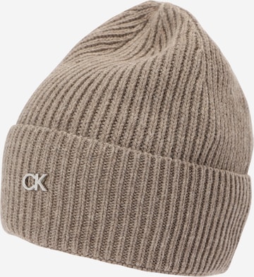 Bonnet Calvin Klein en gris : devant