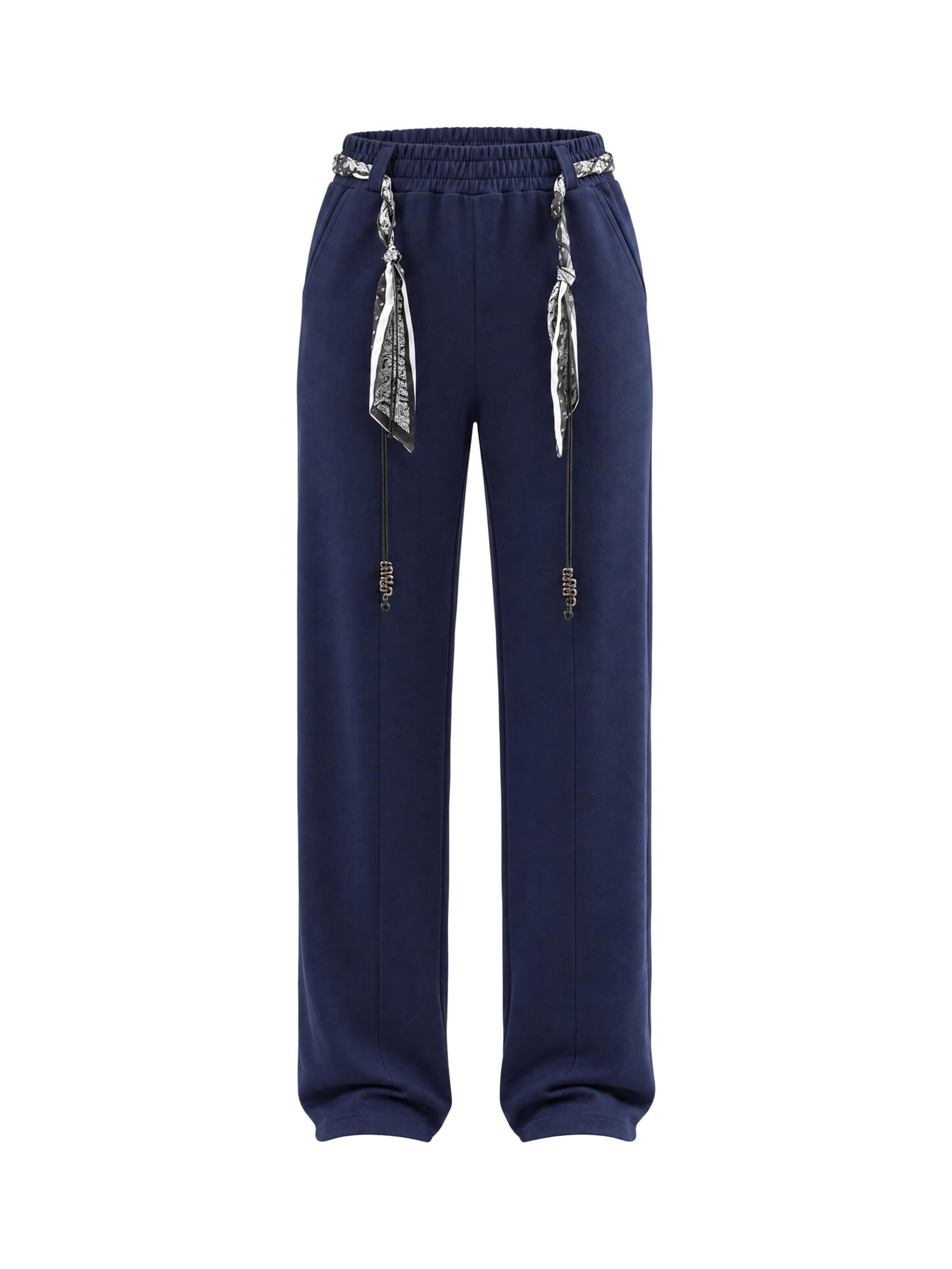 Lady Bersan Trousers 'Jogginghose' in Blue: front