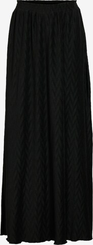 VILA Spódnica 'PLISEA' w kolorze czarny: przód