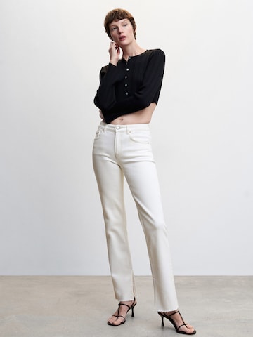 MANGO Slimfit Jeans 'Elle' in Beige